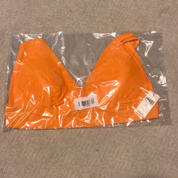 NWT Aerie Orange Bikini Top - Picture 1 of 4